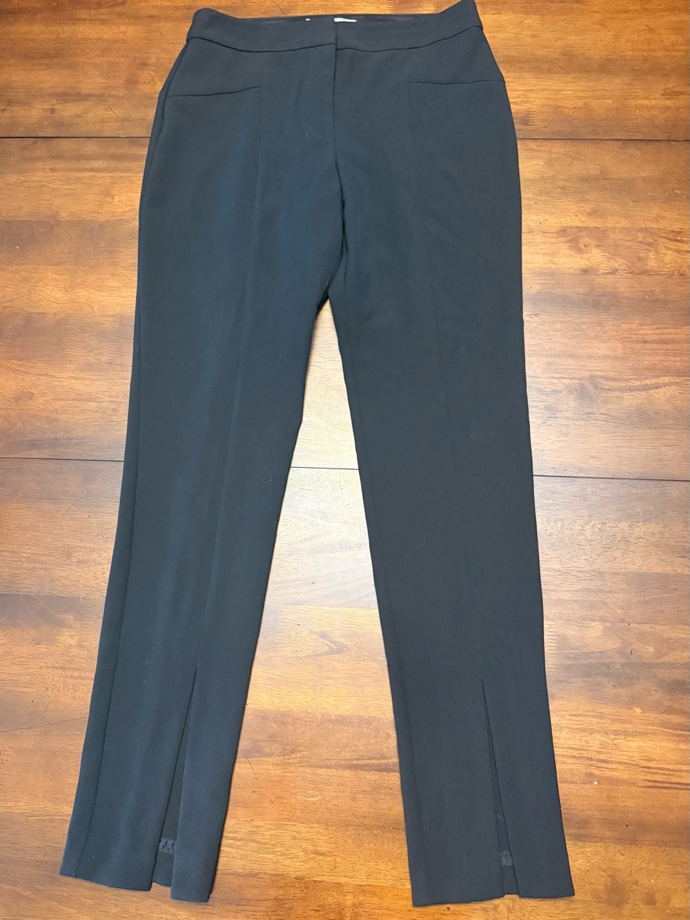 Trina Turk Dulcito Front-Slit Tailored Dress Pants